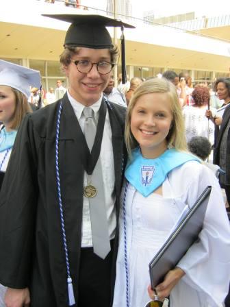 Graduates William McClatchey and Emma Pettersen. McClatchey will attend Belmont University in Nashville, Tenn.; and Pettersen will attend Syracuse University in Syracuse, N.Y.