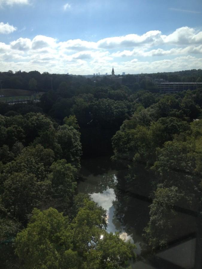 The+view+from+the+eleventh+floor+is+sweeping%3A+a+lake+below%2C+beautiful+trees+around%2C+and+the+Buckhead+skyline+in+the+distance.+