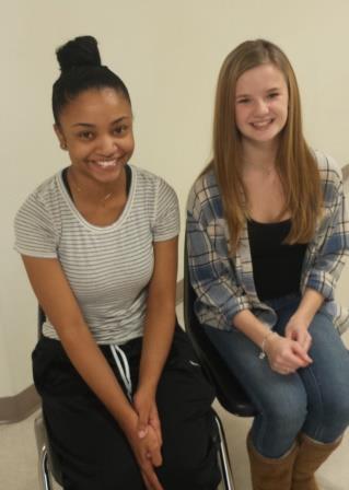 Maya Church and Lucy Gebhart combine school with their professional acting pursuits. 