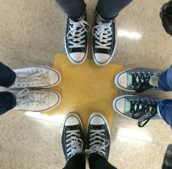 Converse "Chucks Taylors" make a strong fashion comeback at North Atlanta.