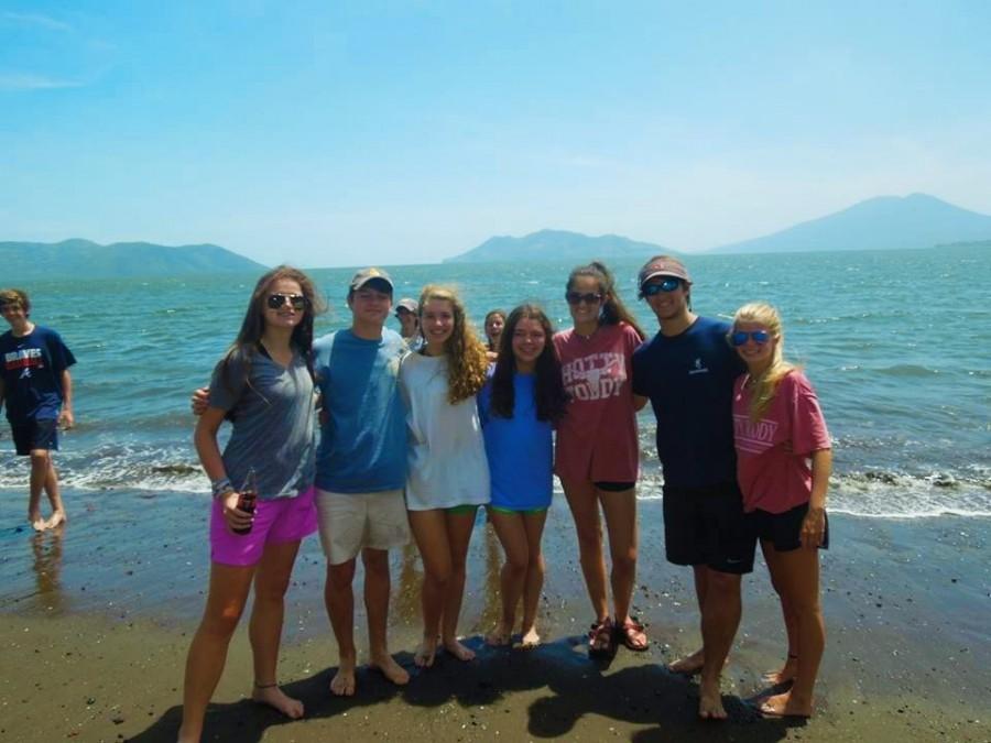 This summer, North Atlanta students from Peachtree Presbyterian Church travelled to Honduras and received many of their required community service hours. Left to Right: Caroline Cook, Jack Mitnitsky, Kit Burroughs, Avery Thomas, Caroline Ballou, Parker Cook, and Millie Long. 