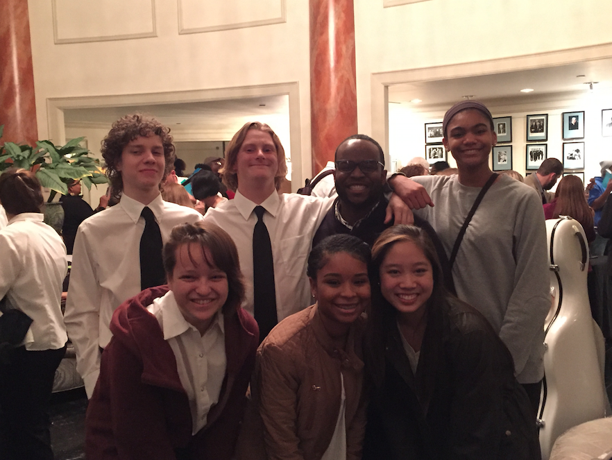 North Atlanta's orchestral stars who participated in the Spivey program with their dedicated teacher, Stephen Lawrence. 