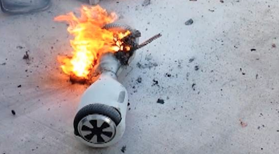 The newest electronic toy, Hoverboards, are bursting into flames for owners everywhere.  