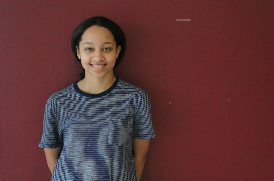 Senior Asia Fields took home the first place award for the poetry out loud competition. 