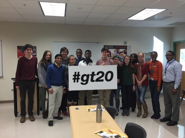 North Atlanta's Georgia Tech admits celebrate their large accomplishment of getting into an extremely rigorous university. 