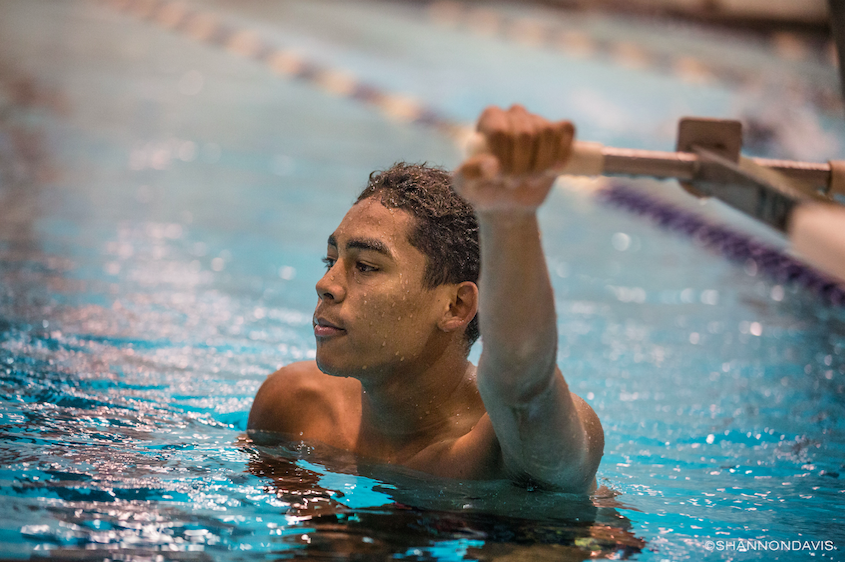 Senior Nico Stines will swim at the University of Wisconsin. 