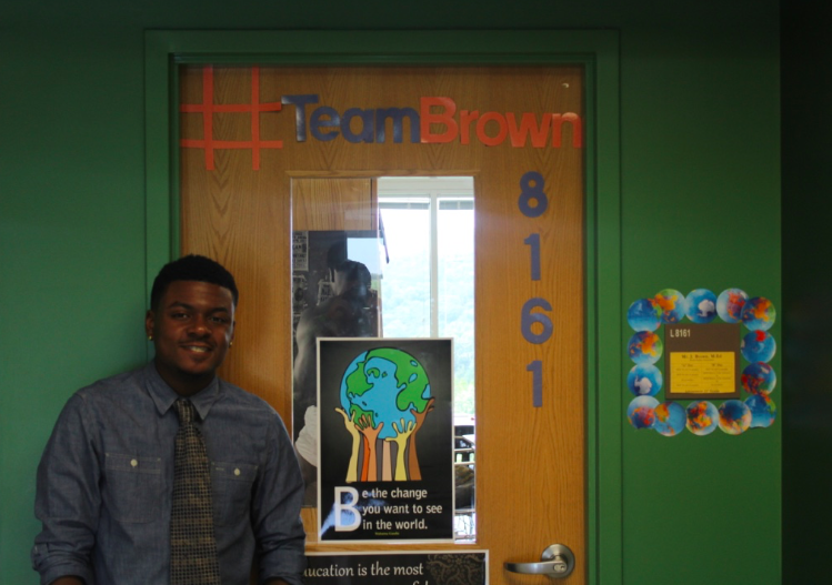 New teacher Jerek Brown is starting the year off strong with classes of IB History Year 2 and World History. 