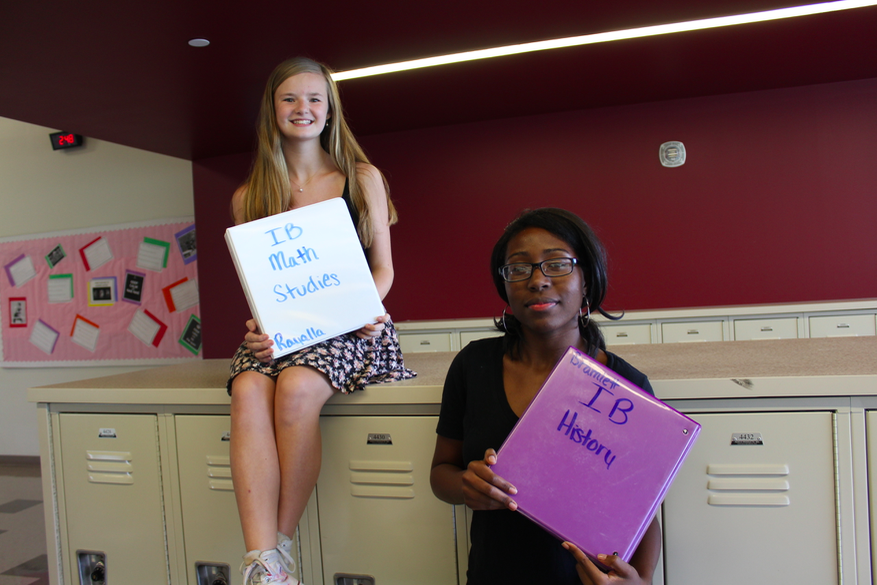 Seniors Lucy Gebhardt and Leondra Freemanare unhappy about all of their teacher changes from year one of IB classes to year two. 