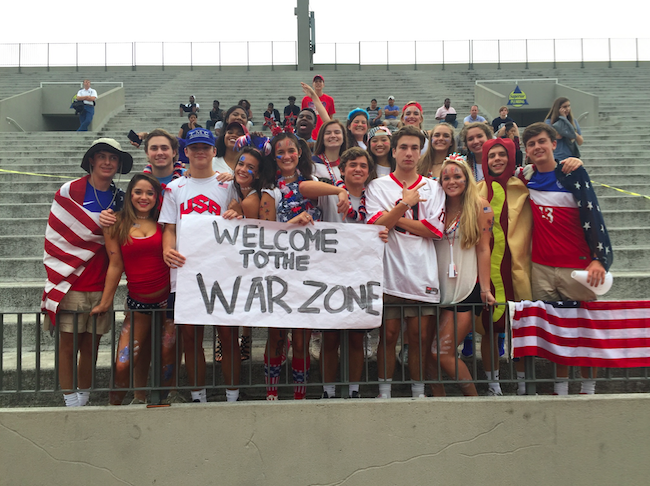 The War Zone Spirit Club is in charge of increasing school spirit in the NAHS student section. 