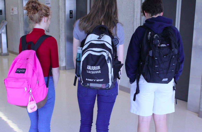 Students+diverse+selection+of+backpacks.