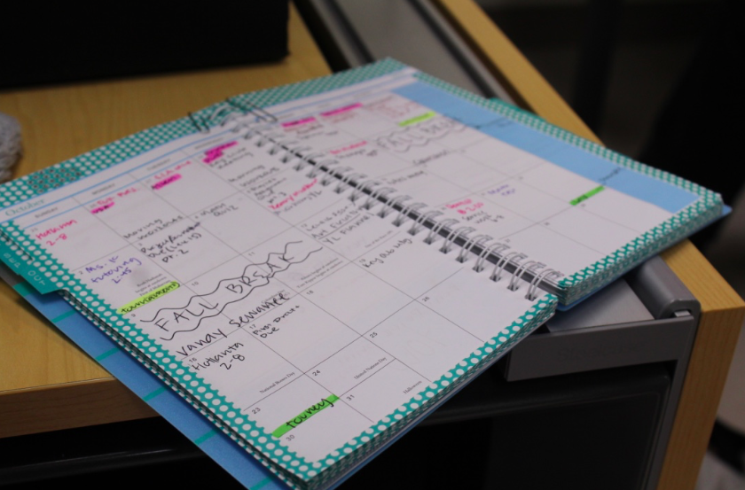 One of  the best ways to stay organized for tests and quizzes is by keeping a planner. 