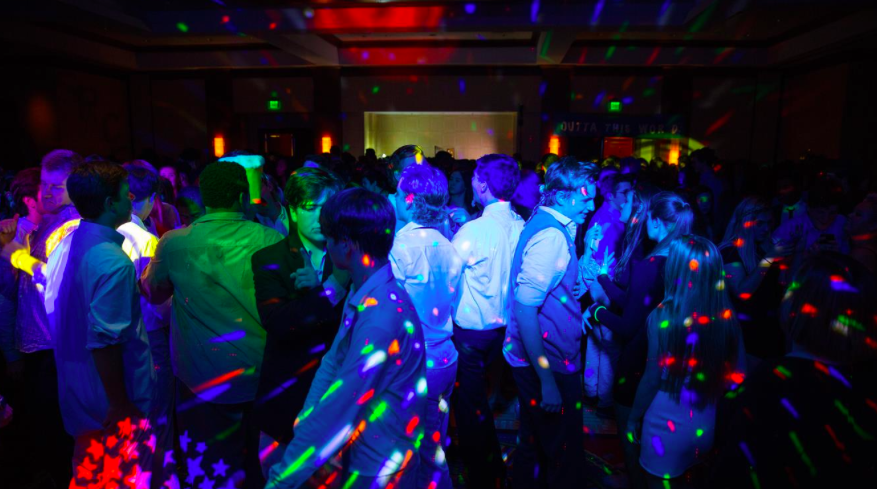 Students+attended+the+Homecoming+Dance+on+October+1st.