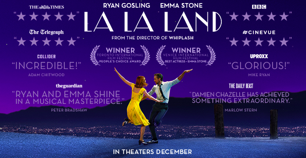 La La Land has received positive reviews by critics all over Hollywood. 