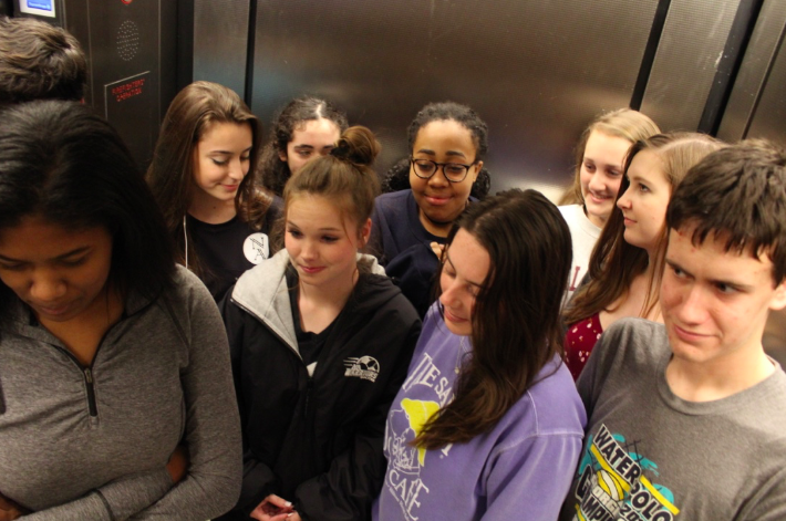 Elevators+generally+are+packed+full+of+students+who+hardly+talk.+