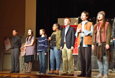 The Rent cast impressed many students and parents during its run in the North Atlanta Linda Faye Stevenson Theatre.  