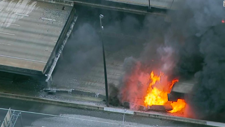 The 85 highway collapse has wrecked havoc on Atlanta traffic. 