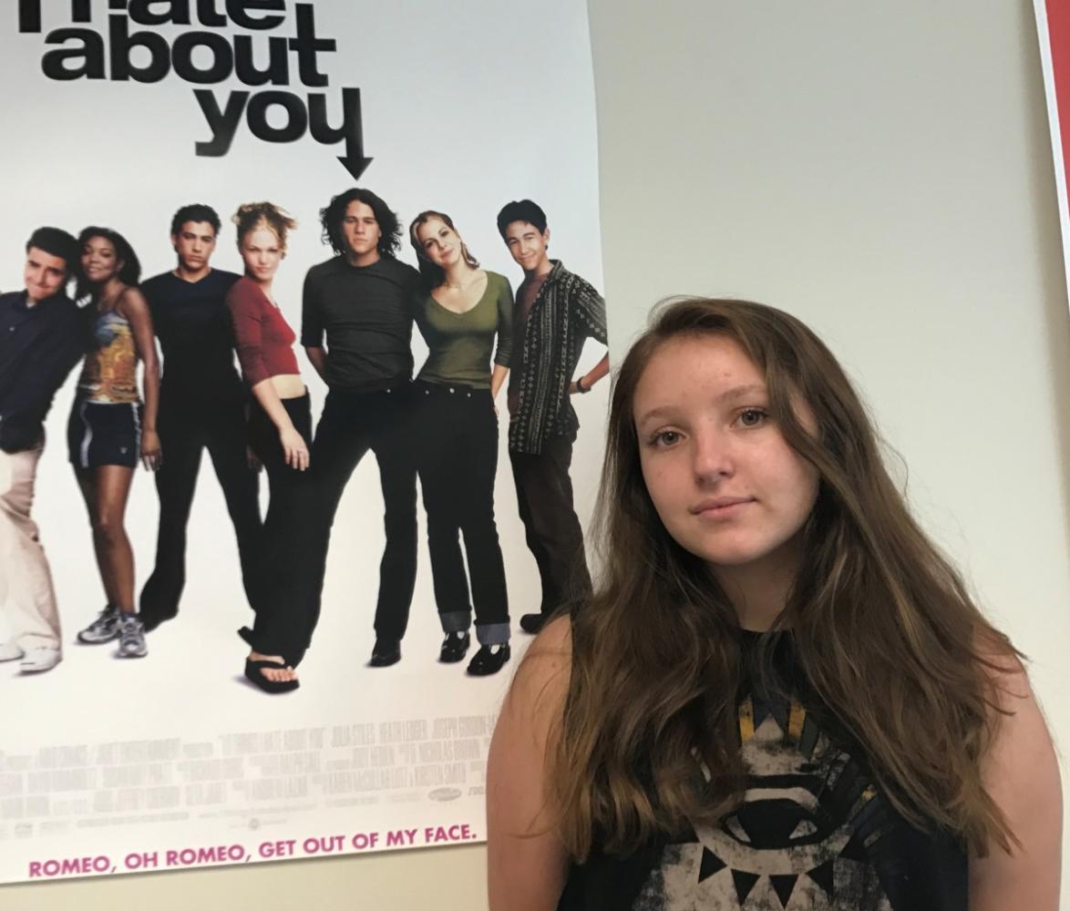  Sophomore Aida Elmaliki leads a cinema renaissance at North Atlanta. 

