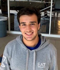 Senior Alessandro Panizza is making the most of his year away from home as an exchange student at North Atlanta. 
