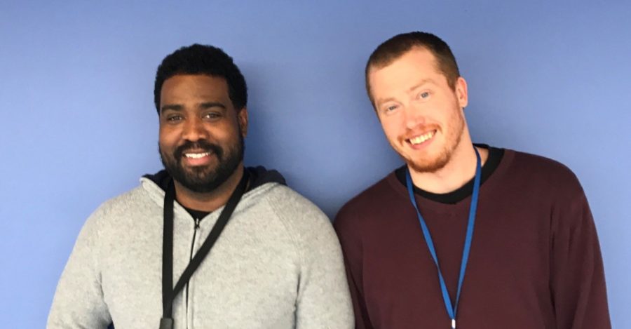 A Growing Movement: Ian Harris, audio-visual instructor, and Tyler Brelje, Arabic instructor, are among the many teachers who’ve put down their razors in November. 

