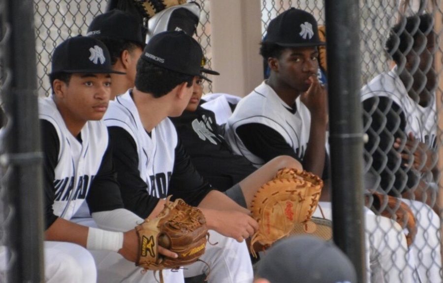 Diamond Boys: The Warrior baseball team is gearing up for another season Shown left to right are: senior Chandler Coleman, juniors Nick Gaitan, Narada Monge, Marc Church, Brett Robert and senior Isaac Mundy. 
