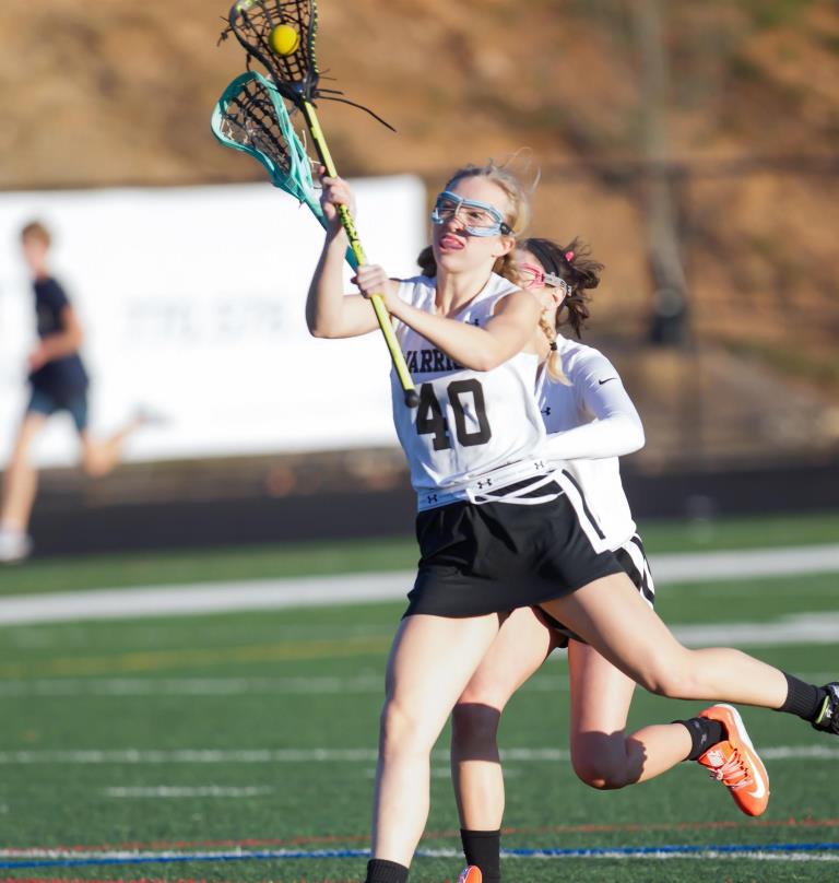 Playoff Aspirations: Junior Keely Fitzsimmons will be a big part of the Warrior girls lacrosse attack during the 2018 season. 