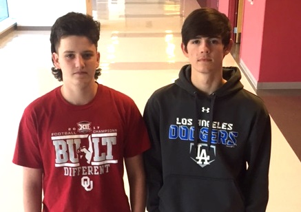 Juniors Nicholas Tranakos and Patrick Hannan have their own techniques for performing well on the NAHS baseball team.