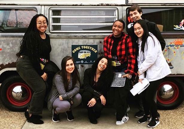 Creative Crowd: North Atlanta theater enthusiasts were part of the more than 5,000 who converged on Columbus State University in early-February for Georgia ThesCon. Shown (l to r) are Lenox Johnson, Katherine Atkinson, Devon Gates, Tazilyn Graves, Cole Bickerstaff and Fiona Liu. 
