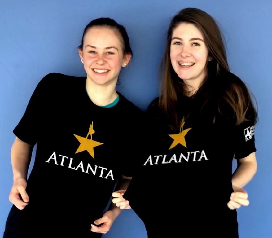 One Shot: Sophomores Taylor Hicks and Natalie McNamara are among the many North Atlanta students who will get to take in the Tony-award winning musical “Hamilton.” 
