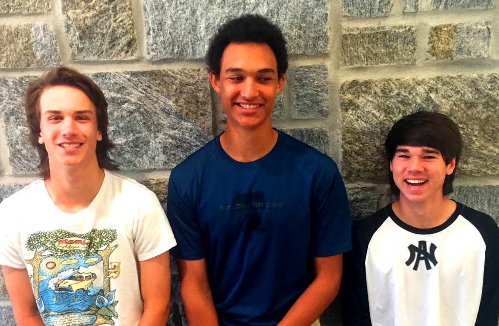 Young Dubs: The Warrior baseball program should be in good hands with such strong talent in the pipeline. Shown here are Sophomores Jack Kiefer, Willem Carter and Parker French.