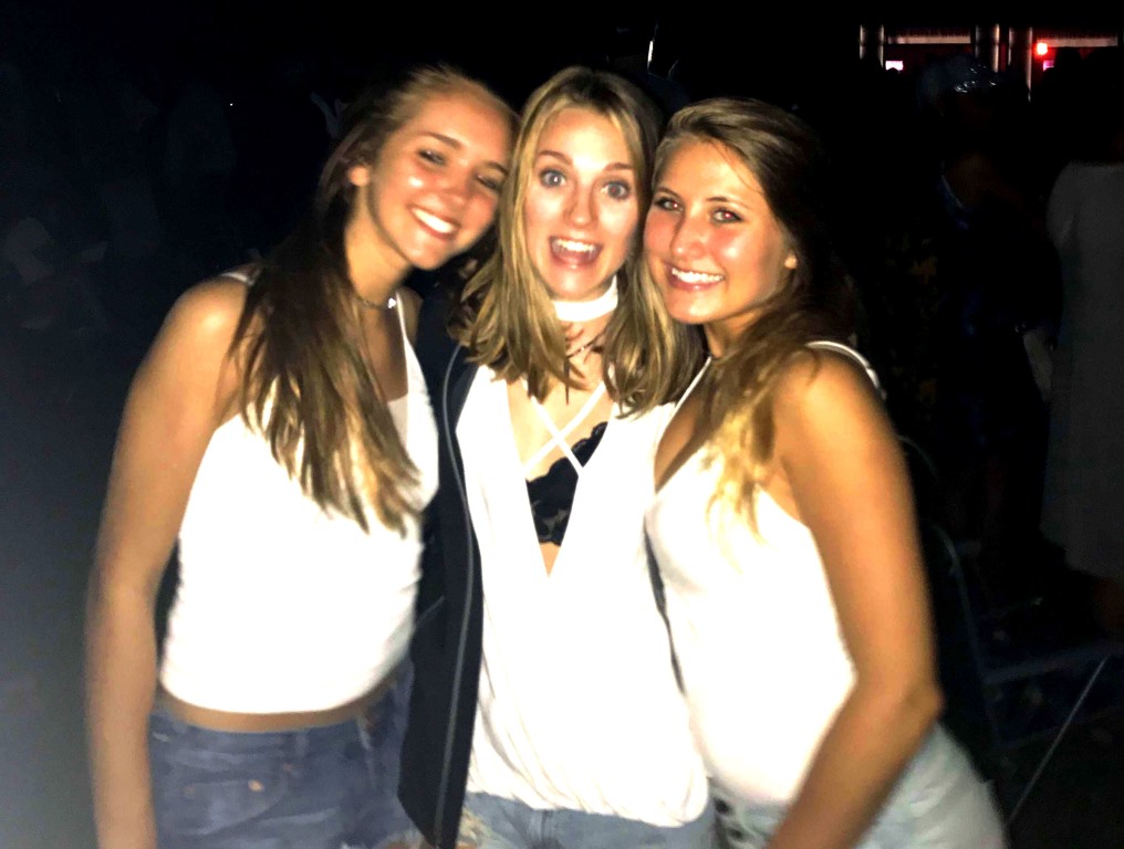 BIG SHOW: Sophomores Megan Self, Abbey Easterwood and Anna Martin take in the Kendrick Lamar concert on May 25 at Lakewood Amphitheatre.