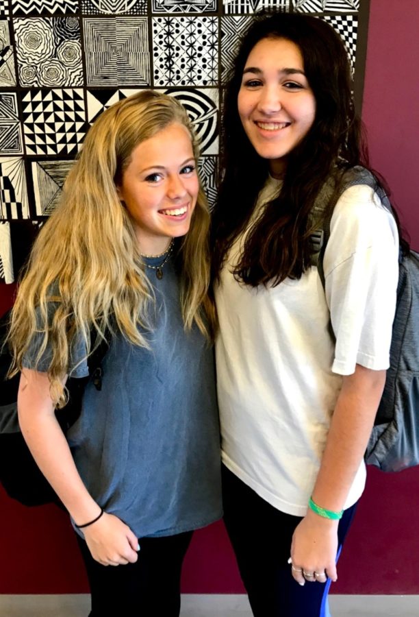 Summer to School: Students like sophomores Marisa Humphreys and Caroline Somoza come back from summer break and slowly get used to the start of a brand new school year. 
