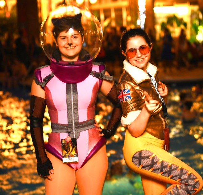 Cosplay Kids: Sisters and North Atlanta students Madeline (12) and Kathryn Peckham (10) were among tens of thousands fellow DragonCon convention attendees over Labor Day Weekend in Atlanta. 