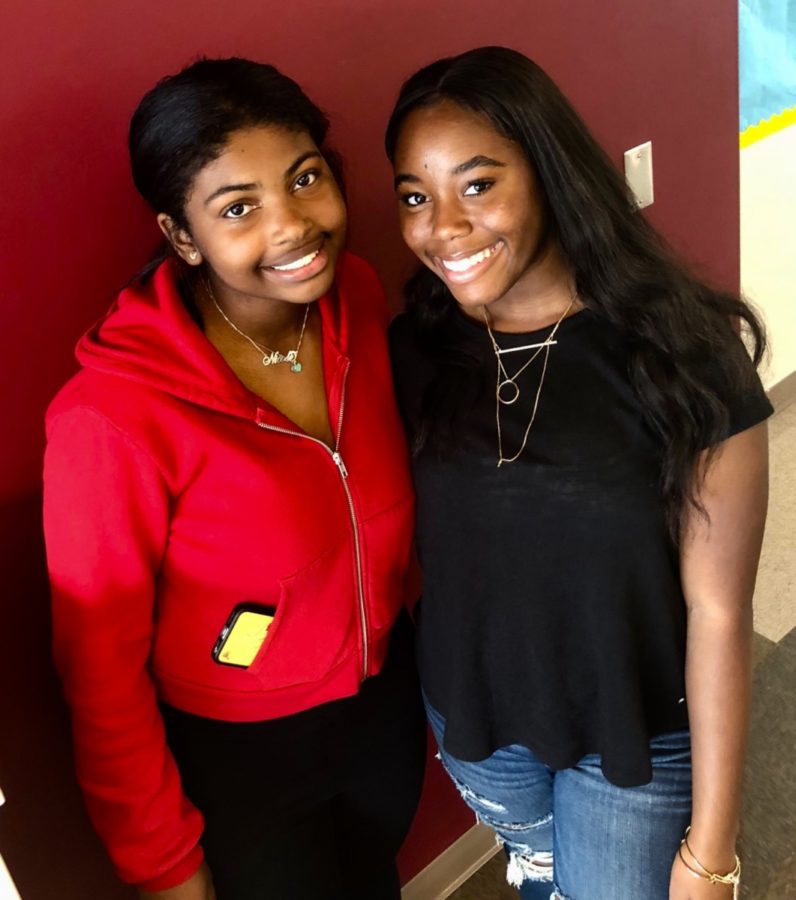 Successful Scholars: Sophomores Payton Jones and Briya Simpson enjoy being a part of the Students of Excellence after school club. 