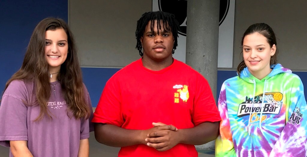 A Different Path: Juniors Clara Cullerton, Ojochilemi Okoka and Anna Topfl are part of the increasingly popular IB Career Path program. The program has grown from 26 students last year to 74 students this year.