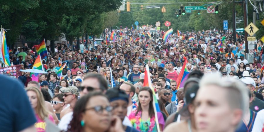 Rainbow Rally: Atlantas Pride Festival has become a staple event in the LGBTQ community to celebrate all sexualities and genders. 