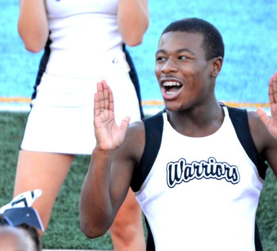 Loud and Proud: Senior Leslie Goosby rocks and rolls as North Atlantas first and objectively best male cheerleader.