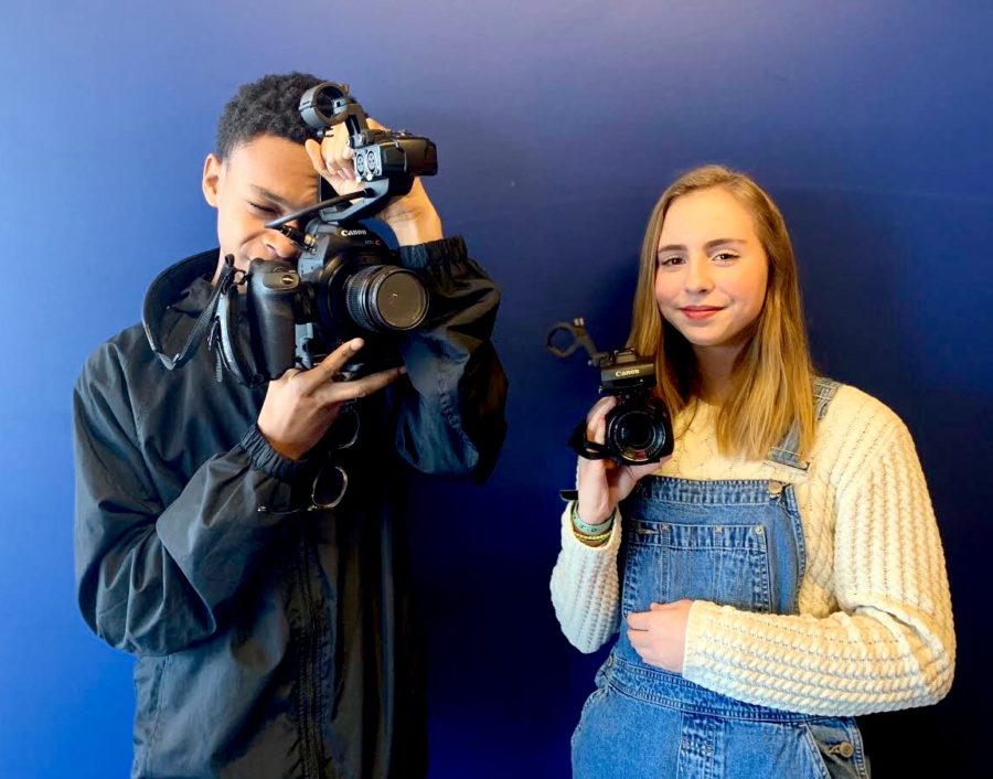 Capture On Tape: Juniors Mack Walker and Sam Stuart learn about the various techniques and styles in film as a part of the schools own Film Club. 