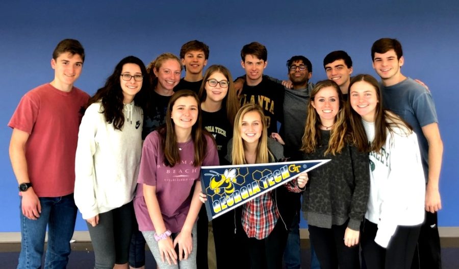 Better Bee-lieve It: Meet Georgia Techs new future alumni! 
Back Row: Brooks Buckelew, Carter Smith, Ishaan Ghosh, Ethan Levy, Drew Sheldon
Middle Row: Mac Bloodworth, Ellie Hankin, Jenna Campbell
Front Row: Lila Ward, Taylor Hunter, Hanna Shaw, Callie Perciful, Parker Dingman  