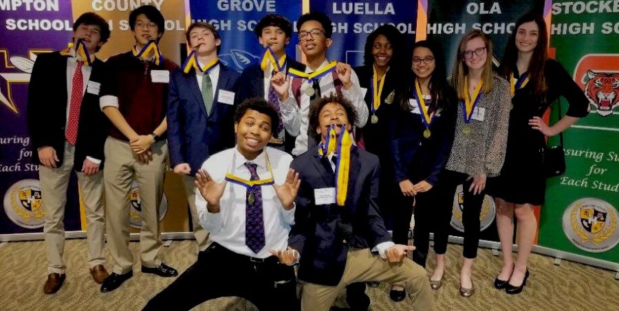 On Business: The FBLA students travel together to a conference to compete with other schools for the best business and financial skills to invest in their future. 