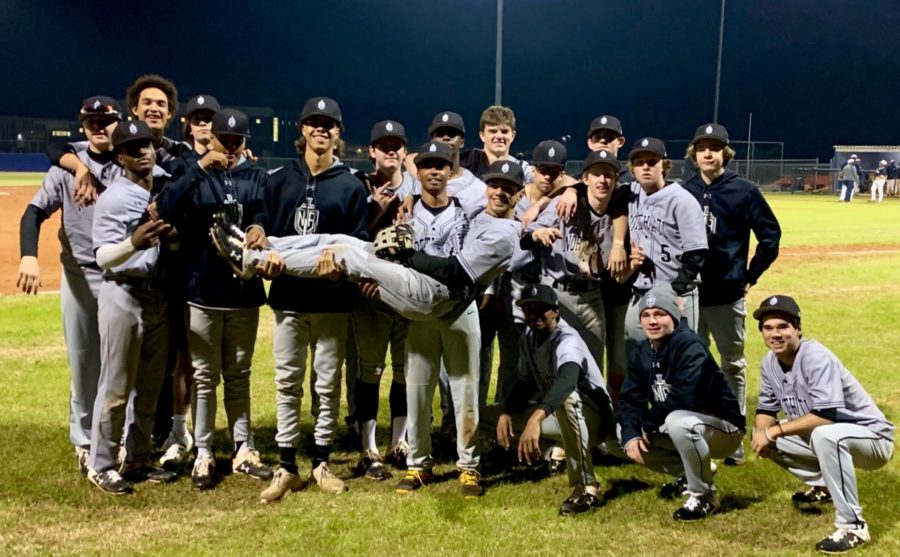Hit+for+It%3A+North+Atlantas+varsity+baseball+team+shows+tremendous+promise+this+season+with+high+wins%2C+close+losses%2C+and+a+greater+overall+performance.