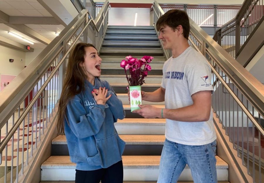 Dating Dilemma: Junior Danielle Milburn and Wiley Hartley get swept up in the high school trend to find a date.