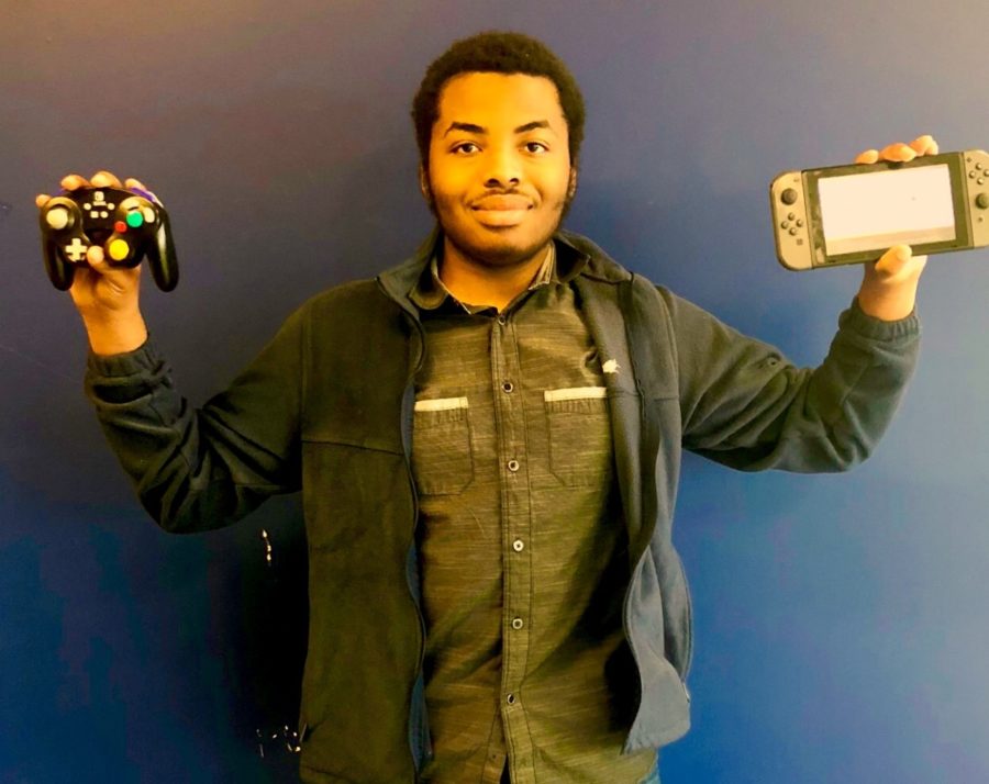 Gaming Galore: Sophomore Dauthier Debe is one of the club founder of the Gaming Club, an increasingly popular platform for North Atlanta gamers.