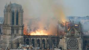 Hellfire: Notre Dame Cathedral becomes severely damaged from a sudden fire that erupted and destroyed a part of its spire. 