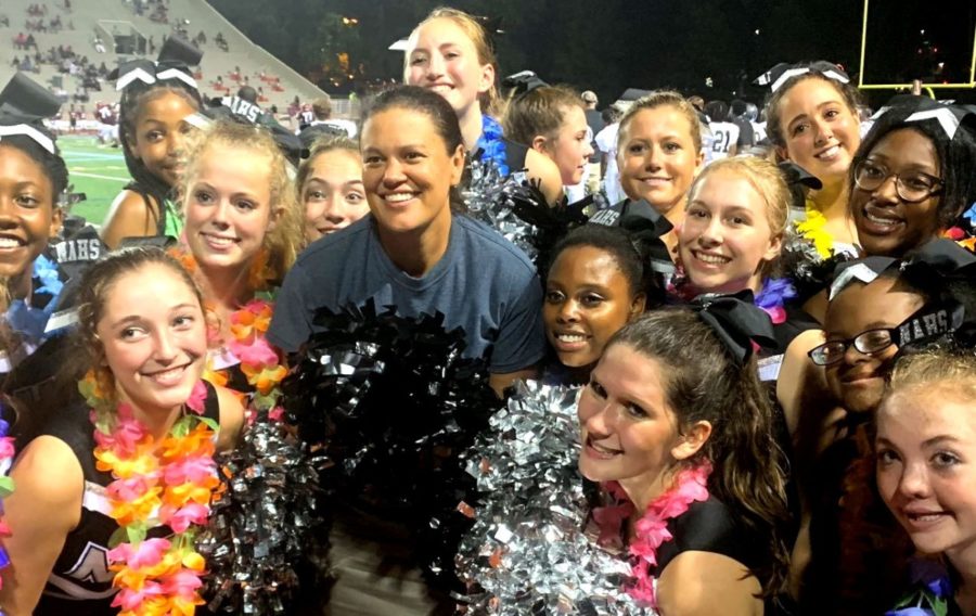 Sideline Support: Atlanta Public Schools Superintendent Meria Carstarphen was a frequent sideline presence during North Atlanta football games at Grady Stadium. 
