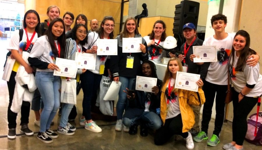 Creative Crew: A talented group of artists from North Atlanta went to Columbus State University on Nov. 8 to compete in the first-ever statewide Art Throwdown and the school’s team took top honors. 
