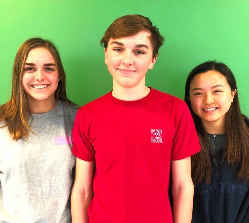 Problem Solved: Seniors Chloe Van Nort, Quinton Cables and Emily Song are part of the ultra-exclusive North-Atlanta based Distant Program where North students take a Tech class from their own school campus. 