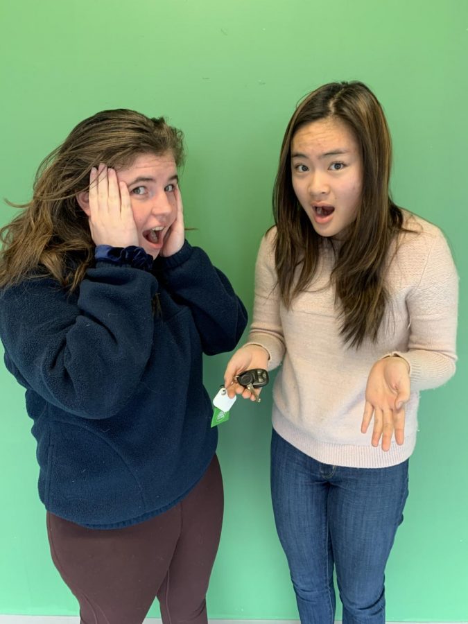 Break-in Blues: Seniors Hannah Hume and Fiona Liu worry about their cars being broken into as these robberies become more common in the Buckhead area.