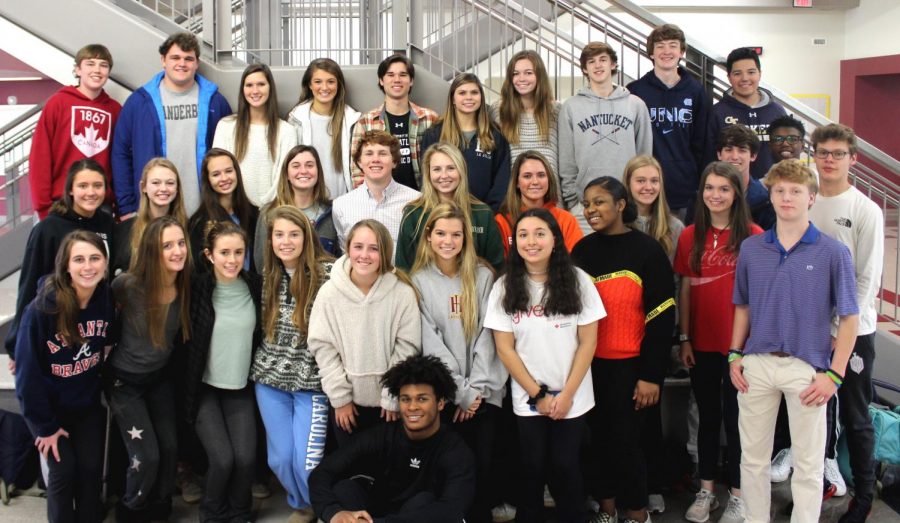 Fun and Fellowship: Shown is last years Fellowship of Christian Athletes (FCA) Club. Now called Student Christian Leaders, SCL plans to keep up many of its cherished traditions including its open attitude to all members. 