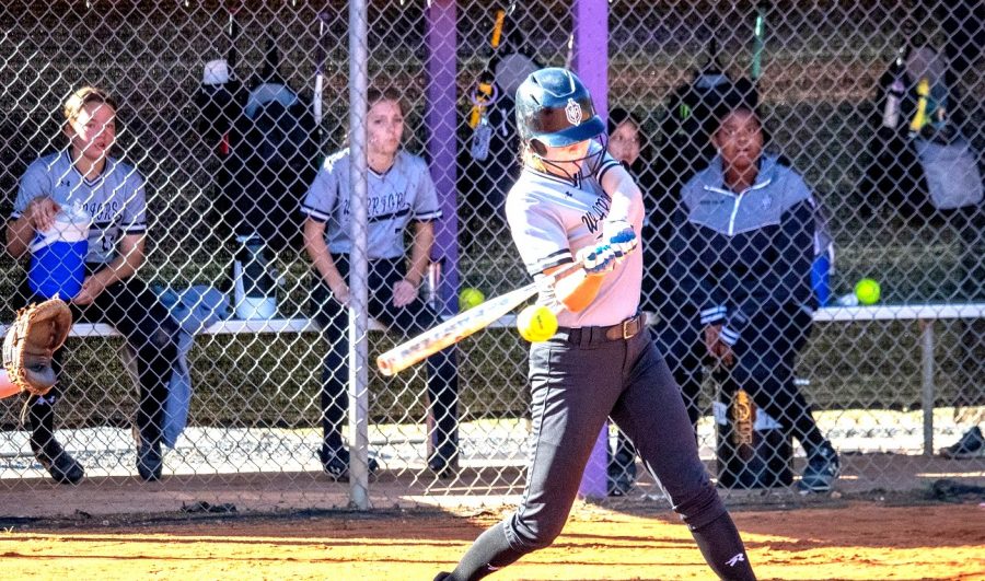 Softball+Slammer%3A+Sophomore+Cece+Smith+is+poised+to+hit+that+ball+right+out+of+the+park.