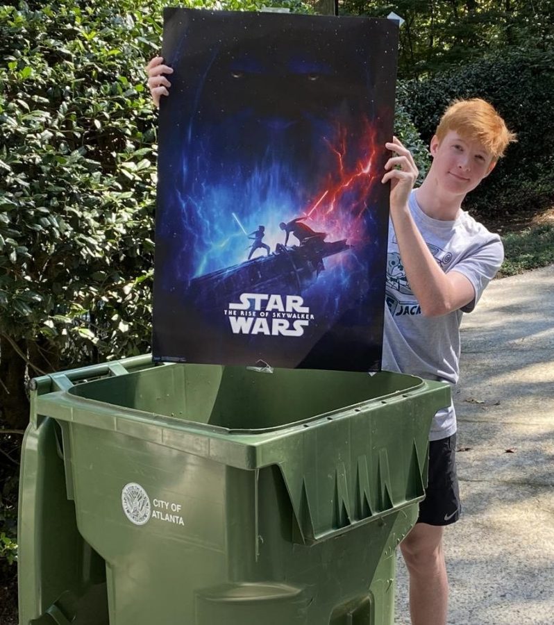 Franchise Flop: Sophomore Hugh Breeden believes the 
recent Star Wars sequel trilogy belongs in one place: The trash.